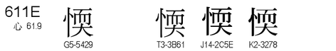 U+611E